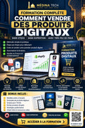 Formation complète Médina TECH - Comment vendre des produits digitaux