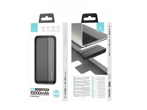 Batterie externe Techancy 10 000 mAh – Charge rapide 20 W PD