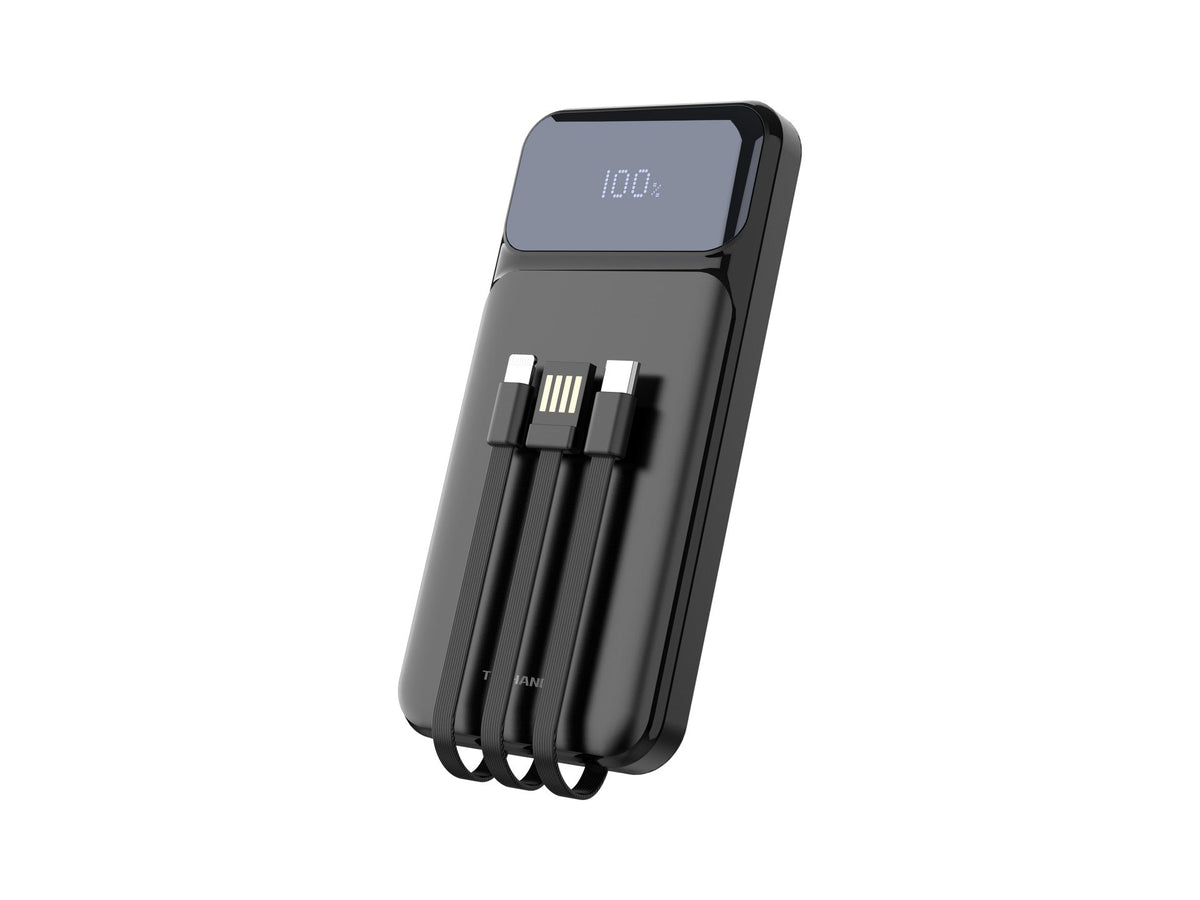 Batterie externe Techancy 22,5 W avec câble intégré